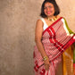 Shunya : Pure Silk Abstract Art Saree (Silk Mark) - Oagh India