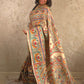 Siya : Pure Silk Hand Painted Madhubani Art Saree (Silk Mark) - Oagh India
