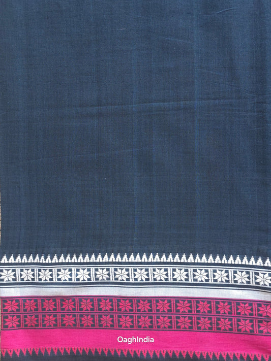 Slate : Pure Cotton Handloom Saree