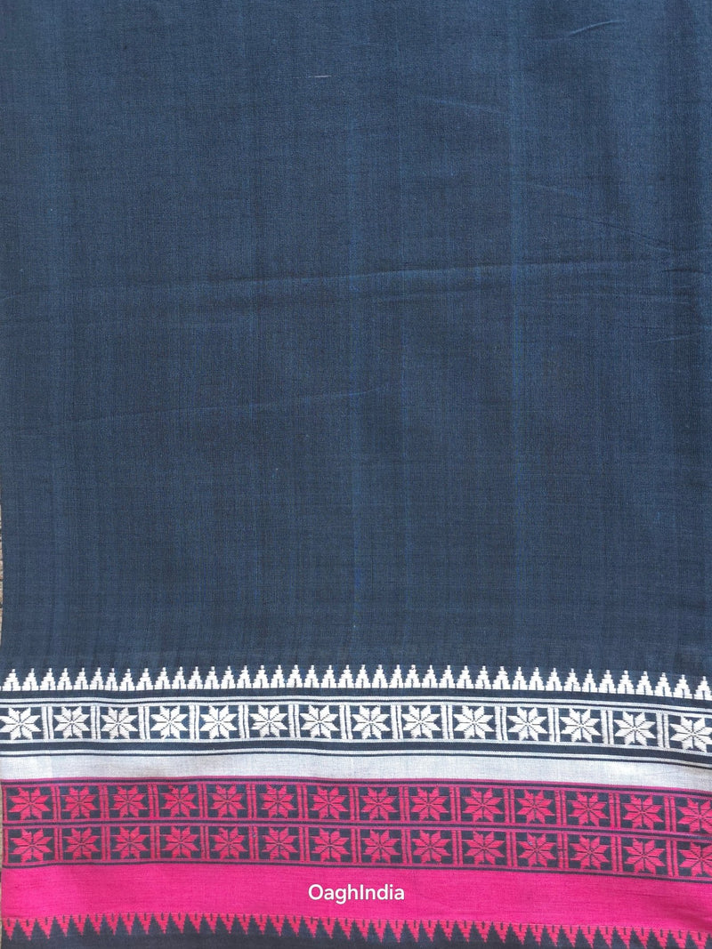 Slate : Pure Cotton Handloom Saree