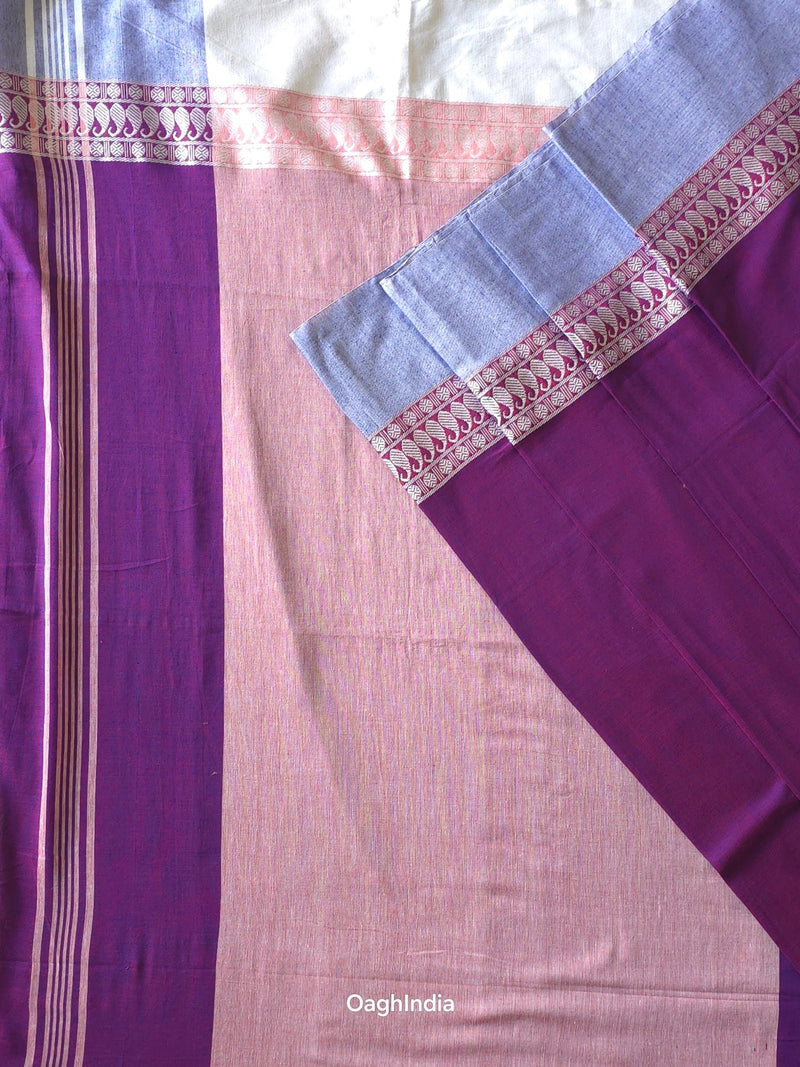 Sunset : Pure Cotton  Handloom Saree