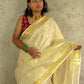 Suvarna Checks : Traditional Onam Saree From Kerala