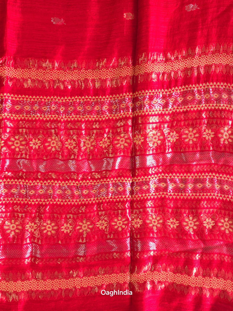Teekhat : Pure Silk Handloom Saree (Silk Mark)