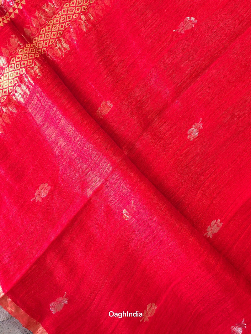 Teekhat : Pure Silk Handloom Saree (Silk Mark)