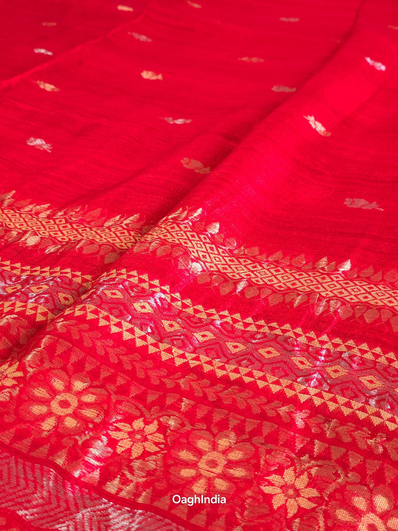 Teekhat : Pure Silk Handloom Saree (Silk Mark)