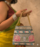 The Jharokha Silk Potli - Green - Oagh India