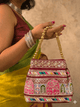 The Jharokha Silk Potli - Maroon - Oagh India