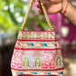 The Jharokha Silk Potli - Maroon - Oagh India