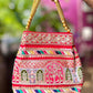 The Jharokha Silk Potli - Red - Oagh India