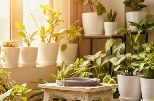 The Malé Travel Bag - Grey | Embroidered Velvet Floral Travel Bag - Oagh India