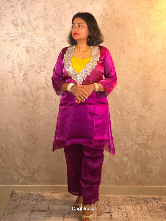 The Minarwa Set - Festive Bustier Co - ord Set - Oagh India