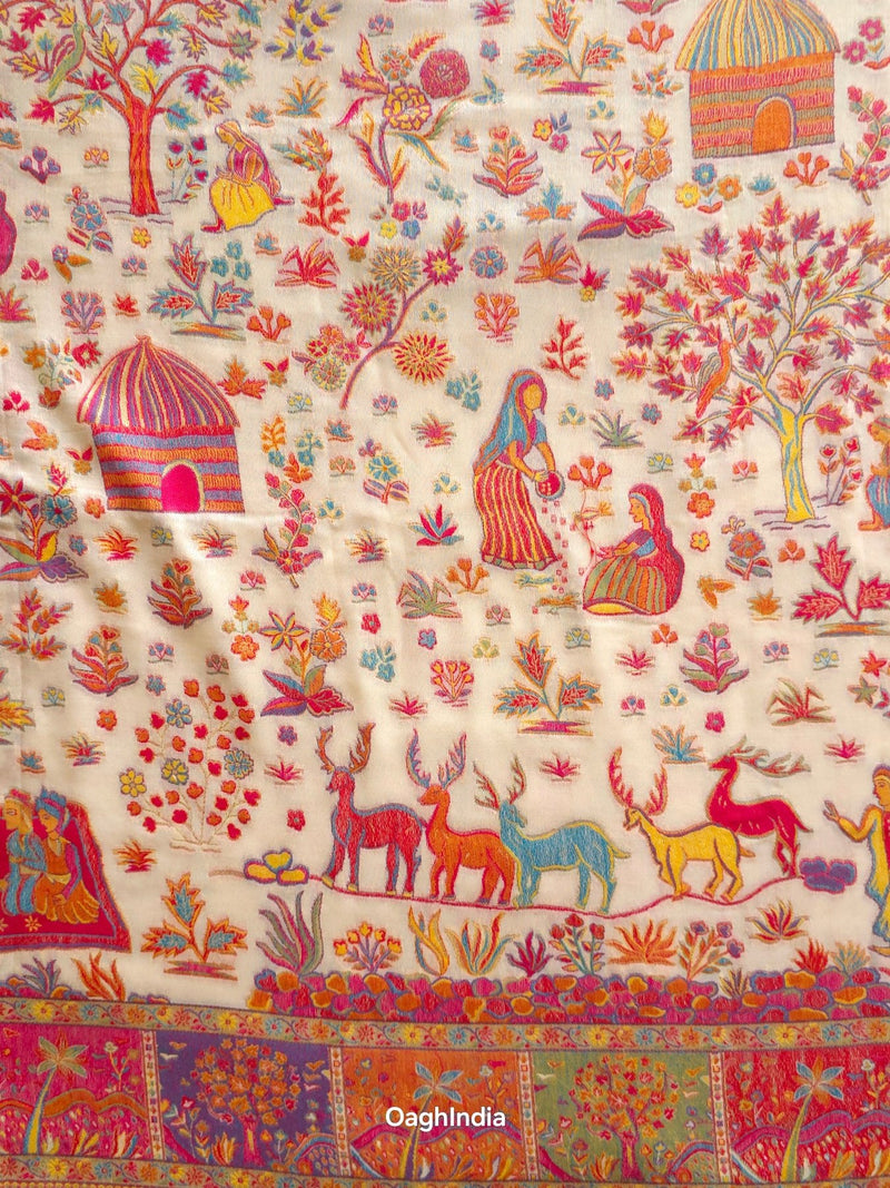 Tree of Life : Authentic Kashmiri Saree