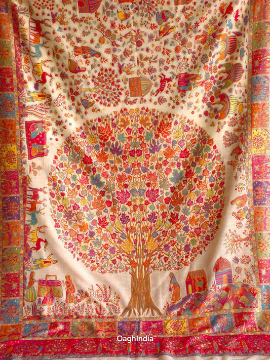 Tree of Life : Authentic Kashmiri Saree