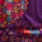 Tree of Life : Purple : Authentic Kashmiri Saree