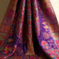 Tree of Life : Purple : Authentic Kashmiri Saree
