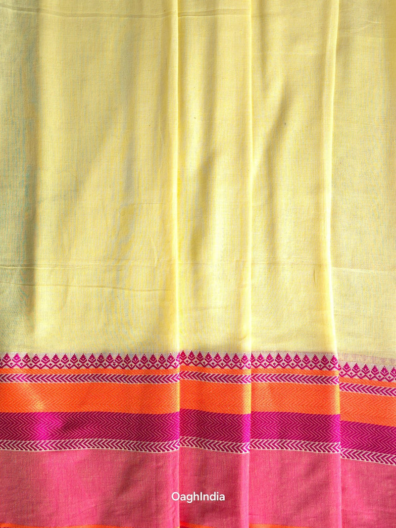 Whimsy : Pure Cotton  Handloom Saree