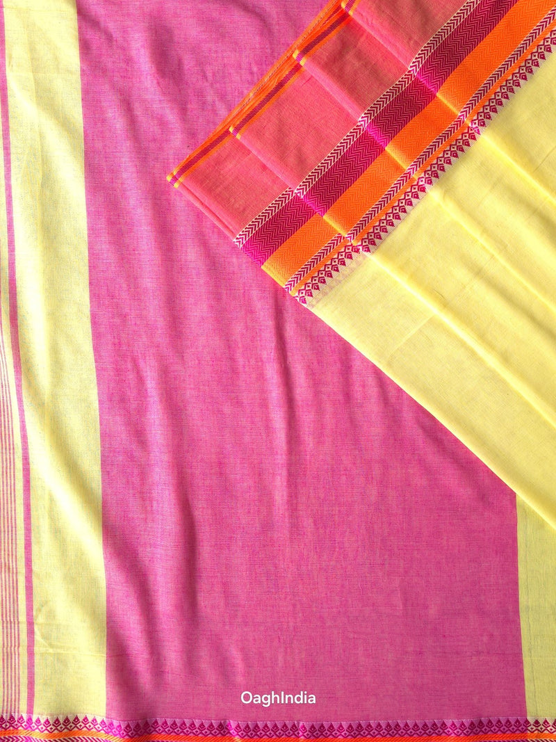 Whimsy : Pure Cotton  Handloom Saree