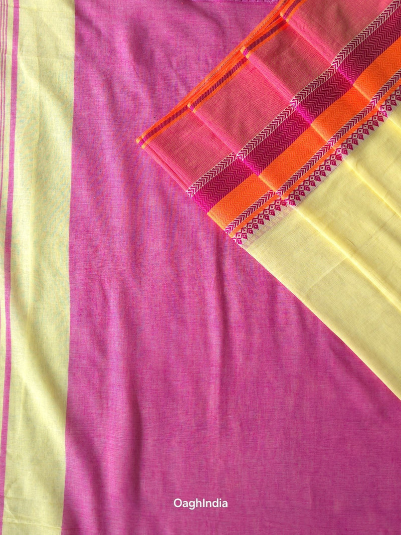 Whimsy : Pure Cotton  Handloom Saree