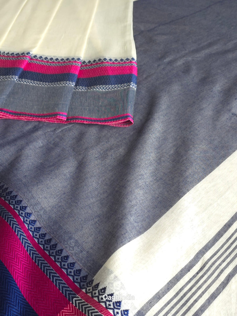 White Nectar : Pure Cotton Handloom Saree