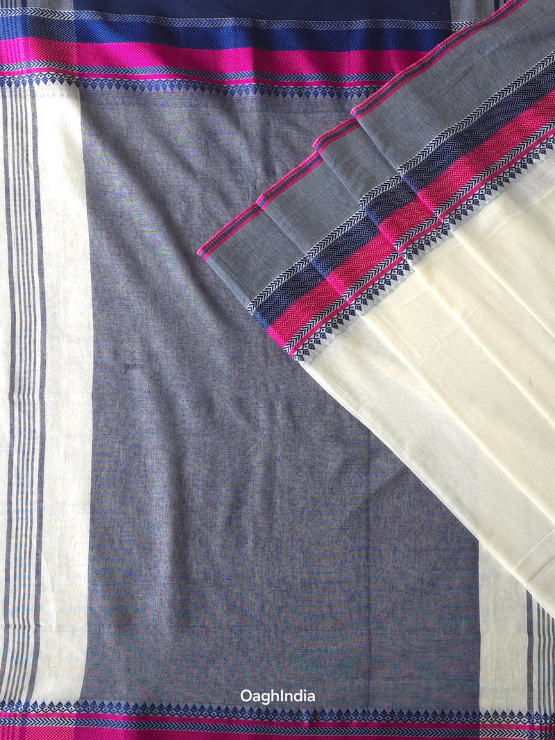 White Nectar : Pure Cotton Handloom Saree