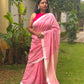 Yazhini – Pure Cotton Pink Saree